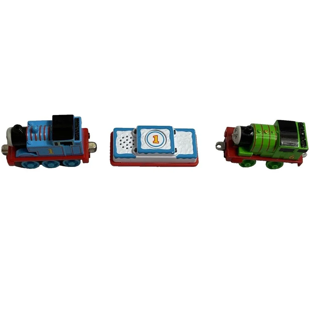 Thomas & Friends Railway Musical Birthday Cake Cargo Car w Thomas Percy Train